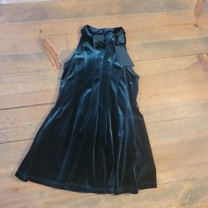 Velvet green GB Girls dress